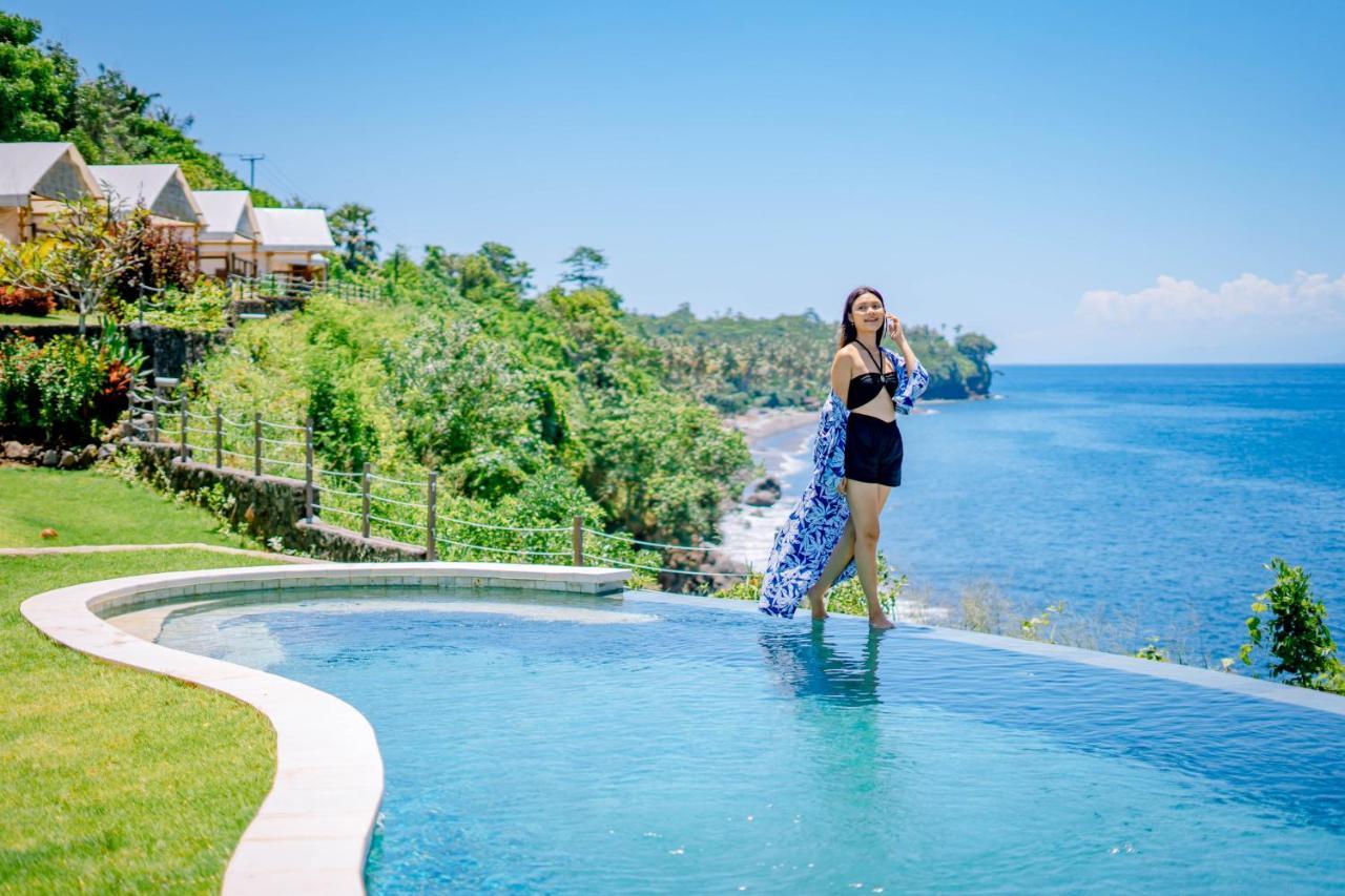 Bali Cliff Glamping Otel Seraya Dış mekan fotoğraf