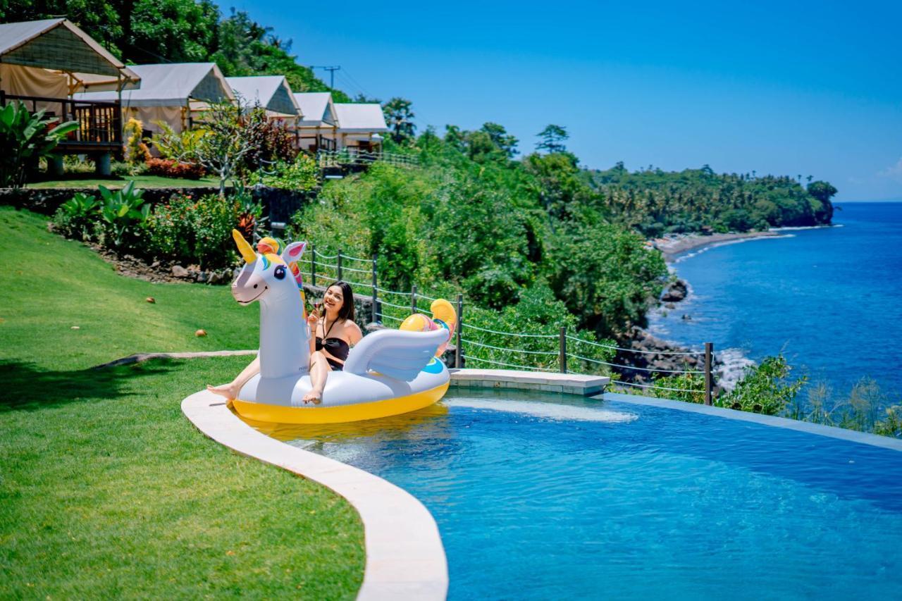 Bali Cliff Glamping Otel Seraya Dış mekan fotoğraf