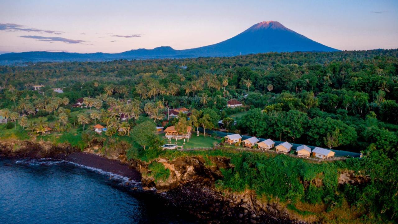 Bali Cliff Glamping Otel Seraya Dış mekan fotoğraf