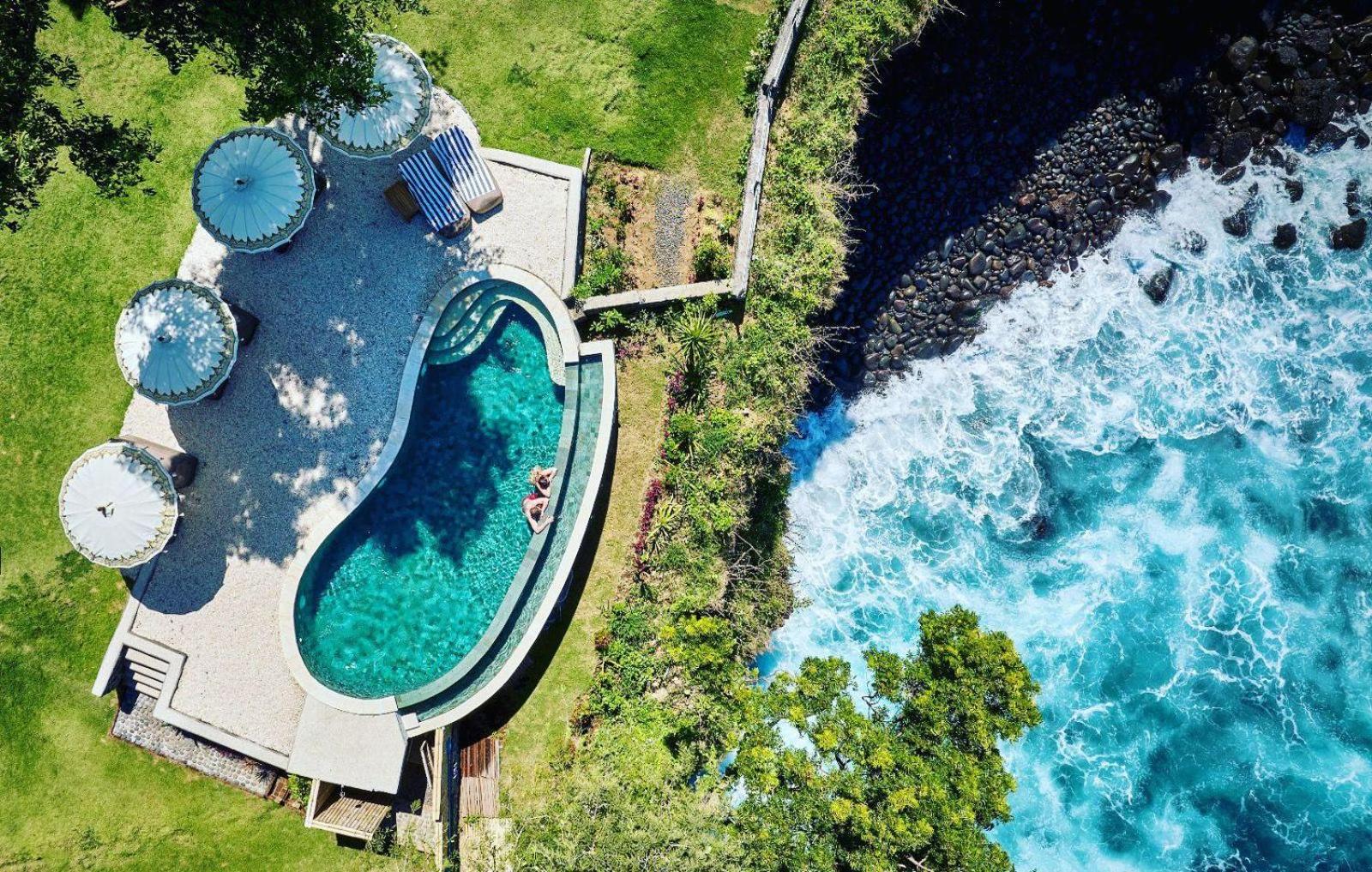 Bali Cliff Glamping Otel Seraya Dış mekan fotoğraf