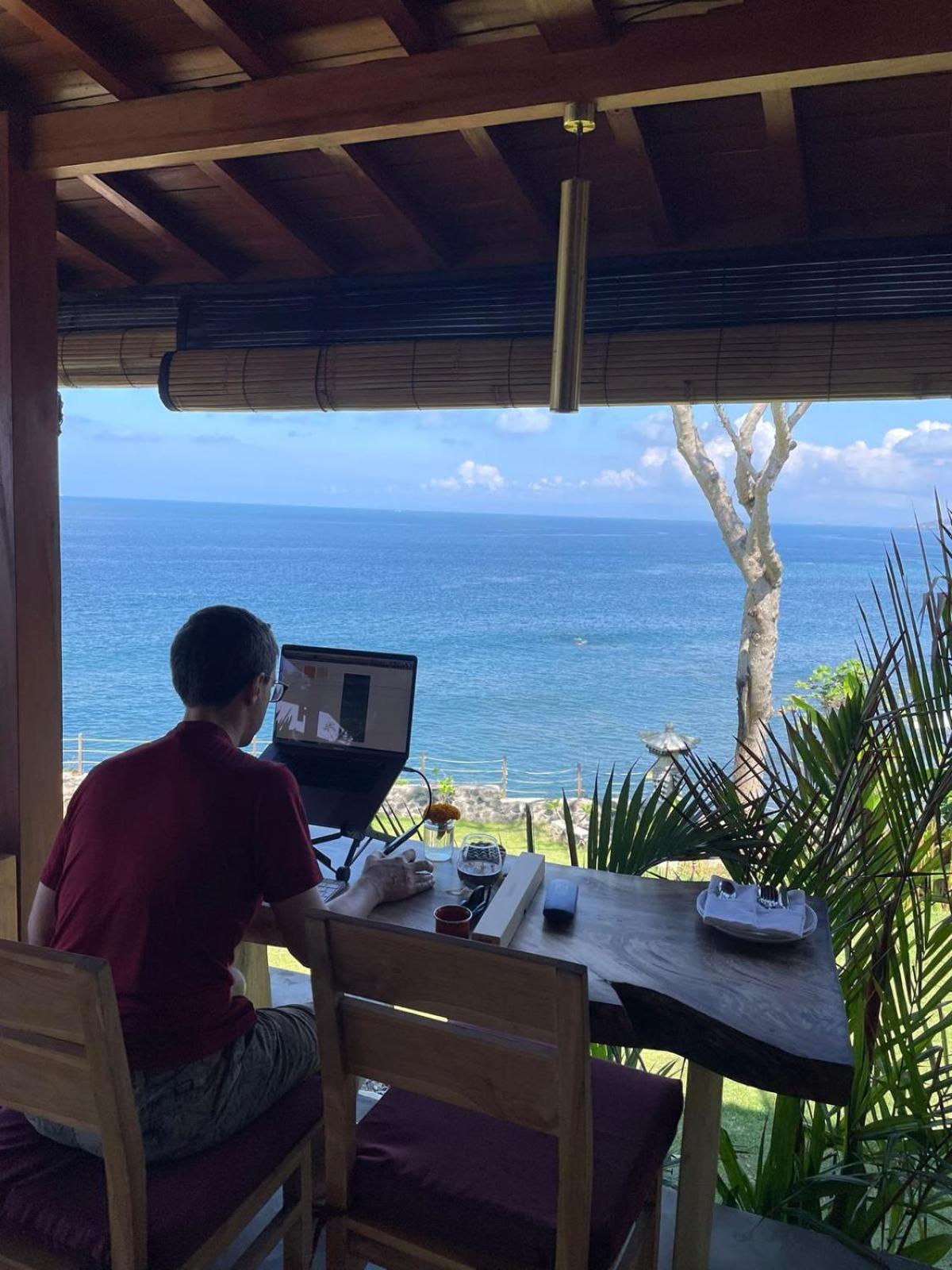 Bali Cliff Glamping Otel Seraya Dış mekan fotoğraf